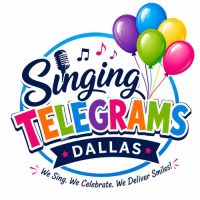 singing telegrams dallas logo